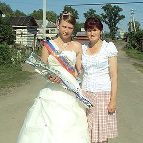 Фотография "Я и дочка!!! Выпускной бал 2010!!!"