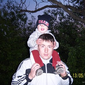 Фотография "Я со старшим сыном Кириллом."