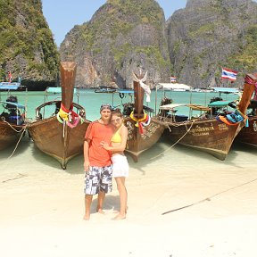 Фотография "Maya Bay unde s-a filmat filmul lui Leonardo Dicaprio "The Beach"(2000)"