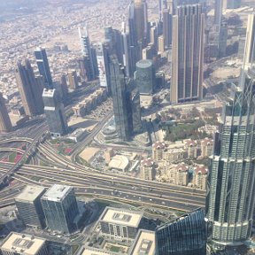 Фотография "Вид с Бурш Халифа. Дубай. "