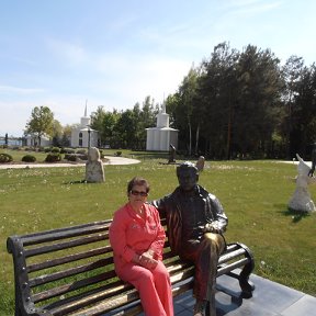 Фотография "это я с Чингизом Айтматовым"
