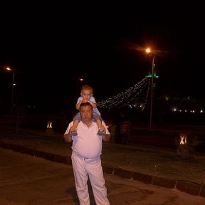 Фотография "Я и внук Денька Египет 2008 год"