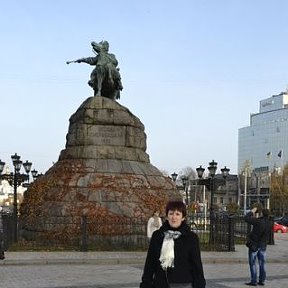 Фотография "Софиевская площадь.Памятник Богдану Хмельницкому."