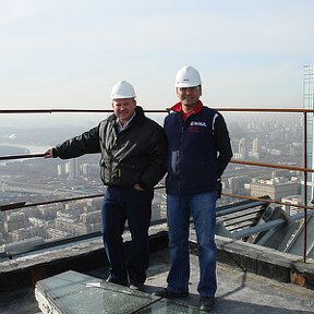 Фотография "Трудовые будни
60-й этаж Москва-Сити"