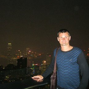 Фотография "Гонконг,пик Виктория,вид на ночной город)"