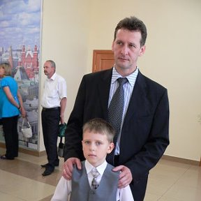 Фотография "Я с сыном Андрюшкой. 2008 г."