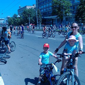 Фотография "И мы туда же))) 18.05.14 велодень!"