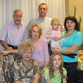Фотография "13 декабря 2010г.Вся семья в сборе, кроме старшего внука."