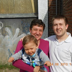 Фотография "Ich mit meinem Sohn Eugen und Enkel Philipp"