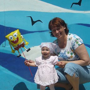 Фотография "Я и моя внучка Лиза"