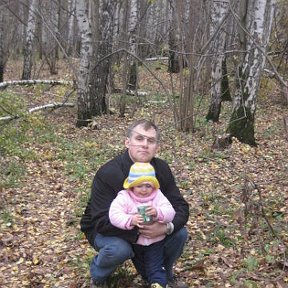 Фотография "Я и моя дочь. Осень 2007 "
