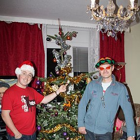 Фотография "Мы с Костяном(Новый год 2009)"