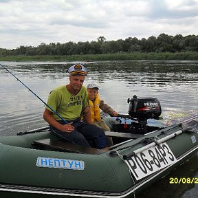 Фотография "С сыном на рыбалке!"