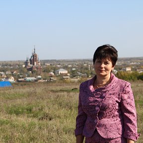 Фотография "Родные просторы.Храм в Мордово."