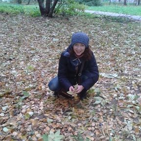 Фотография "Осенние листья гребут лопатой и жгут.........."