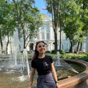 Фотография "В Большом парадном дворе Эрмитажа ⛲️"