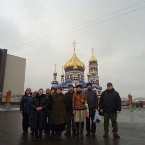 Фотография "Встреча с московским лектором - протоиереем Ильёй Шугаевым; посещение Храма Рождества Христова и Храма Ионна Воина"