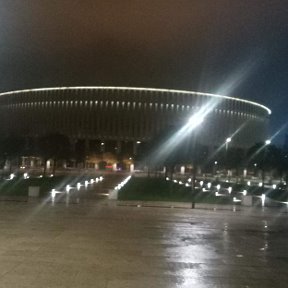 Фотография "Стадион краснодар вечером"