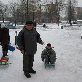 Фотография "с внуком"