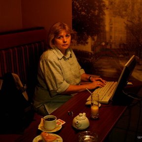 Фотография "В одном из московских Интернет-кафе"