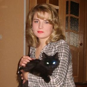 Фотография "Новый 2008 год. Я и мой котяра =)"