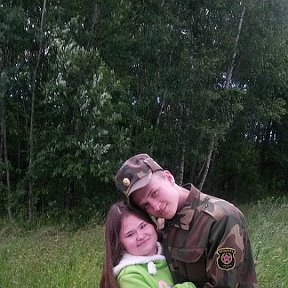 Фотография "моя дочь Катя и сын Егор"