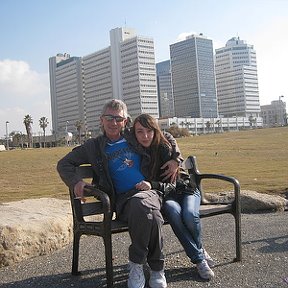 Фотография "Тель-авив , я и доча"