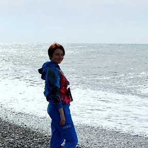 Фотография "Сочи. Море. Волонтер. 
(февраль 2014)"