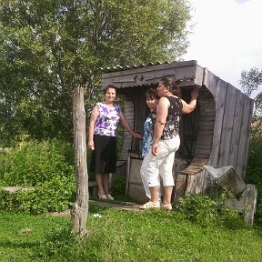 Фотография "В родной деревне у колодца"