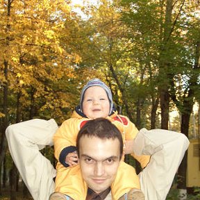 Фотография "Осень 2007, я с сыном Ванюшкой"