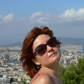 Фотография "Вид на Барселону с горы Монжуик, сентябрь 2011."