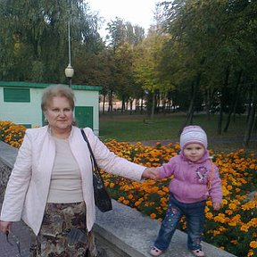 Фотография "Я с моей внучкой Доминичкой"