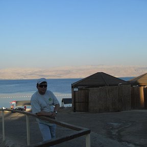 Фотография "Мертвое море. там на горизонте: Иордания"