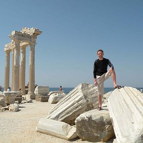 Фотография "Обломки древней цивилизации  г. Сиде, Турция."