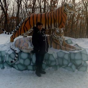Фотография "В Анучино с тигрятами"