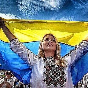 Фотография "Золоте колосся,небо голубе,Моя Україна Я люблю тебе"