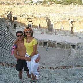 Фотография "Турция, древний город Эфес, я и мой муж Сергей"