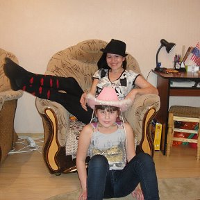Фотография "я с дочкой.01.2012."
