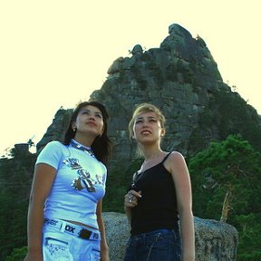 Фотография "Я с подругой в нашем Боровом"