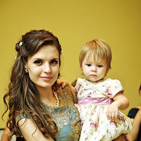Фотография "мама и принцесса Несмеяна :)"