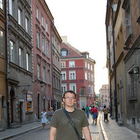 Фотография "Варшава. Старый город. Улочка возле Плаца Замкова."