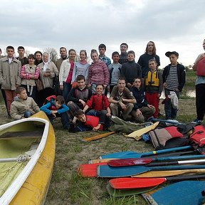 Фотография "Отряд скаутов HRANIČÁŘI и гости с Украины."