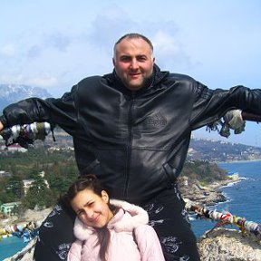 Фотография "Я и дочка отдыхаем на скале "Дива""