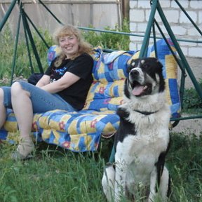 Фотография "июнь 2007, я и моя собака"