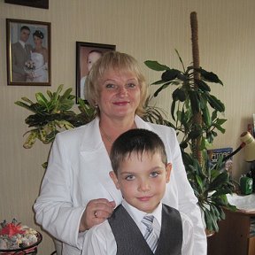 Фотография "Это я и мой первый внук Павлик"