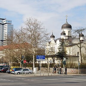 Фотография "Russische orthodoxe Auferstehungs-Kathedrale in Berlin.  ‎3. ‎April ‎2010"