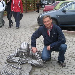 Фотография "Омск, июнь 2008 , я и Степаныч."