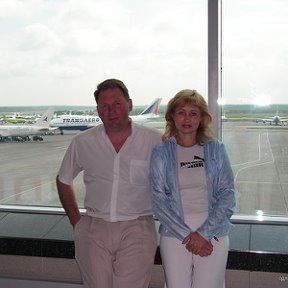 Фотография "Я с мужем ожидание рейса в Хорватию."