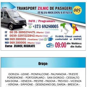 Фотография от Transport Italia Zilnic 00393297222842