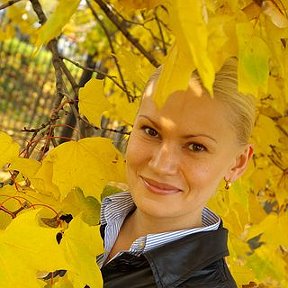 Фотография "Вьётся в воздухе листва,
В жёлтых листьях вся Москва."